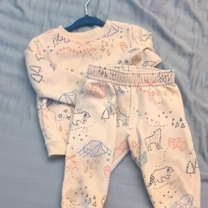 Garanimals Cream and Blue Kids' Outfit
